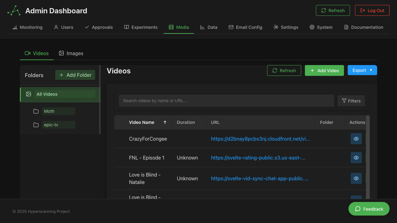 Video Management Interface